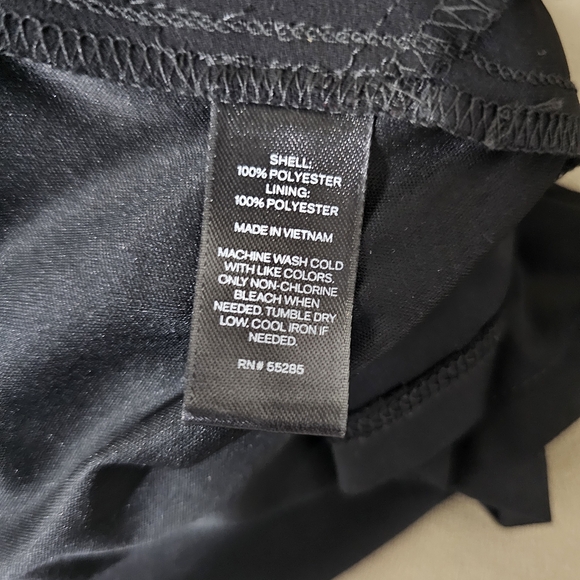 Express Chiffon Women's Short Romper Sheer Size XS Long Sleeves Black - Picture 11 of 12